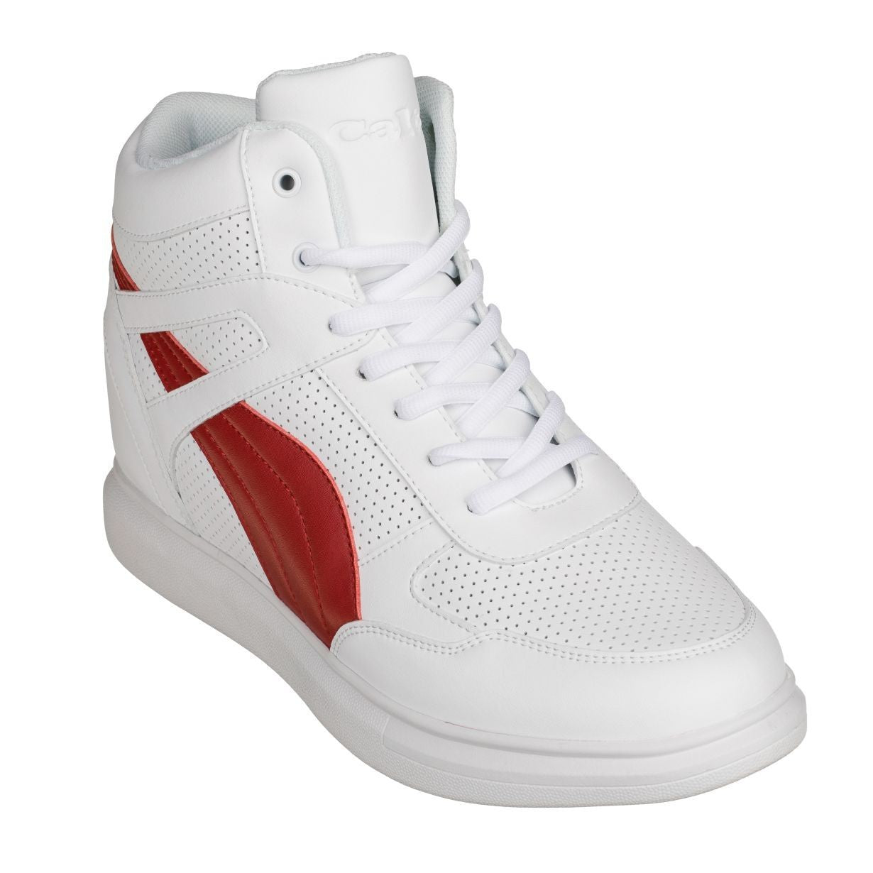 CALTO - H71902 - 3.8 Inches Taller (White/Red) Tallmenshoes.com
