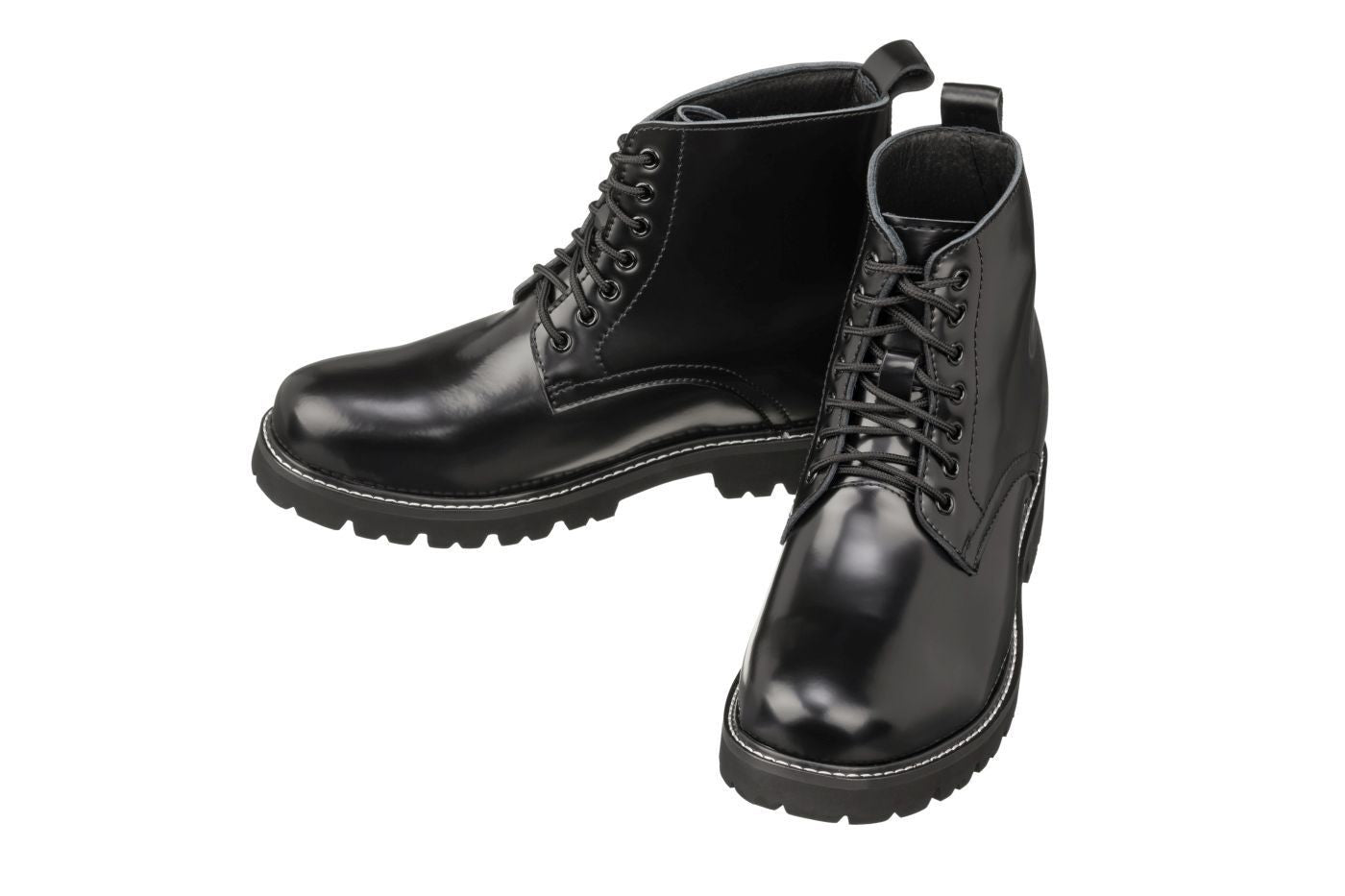 CALTO - K8710 - 3.3 Inches Taller (Black) Tallmenshoes.com