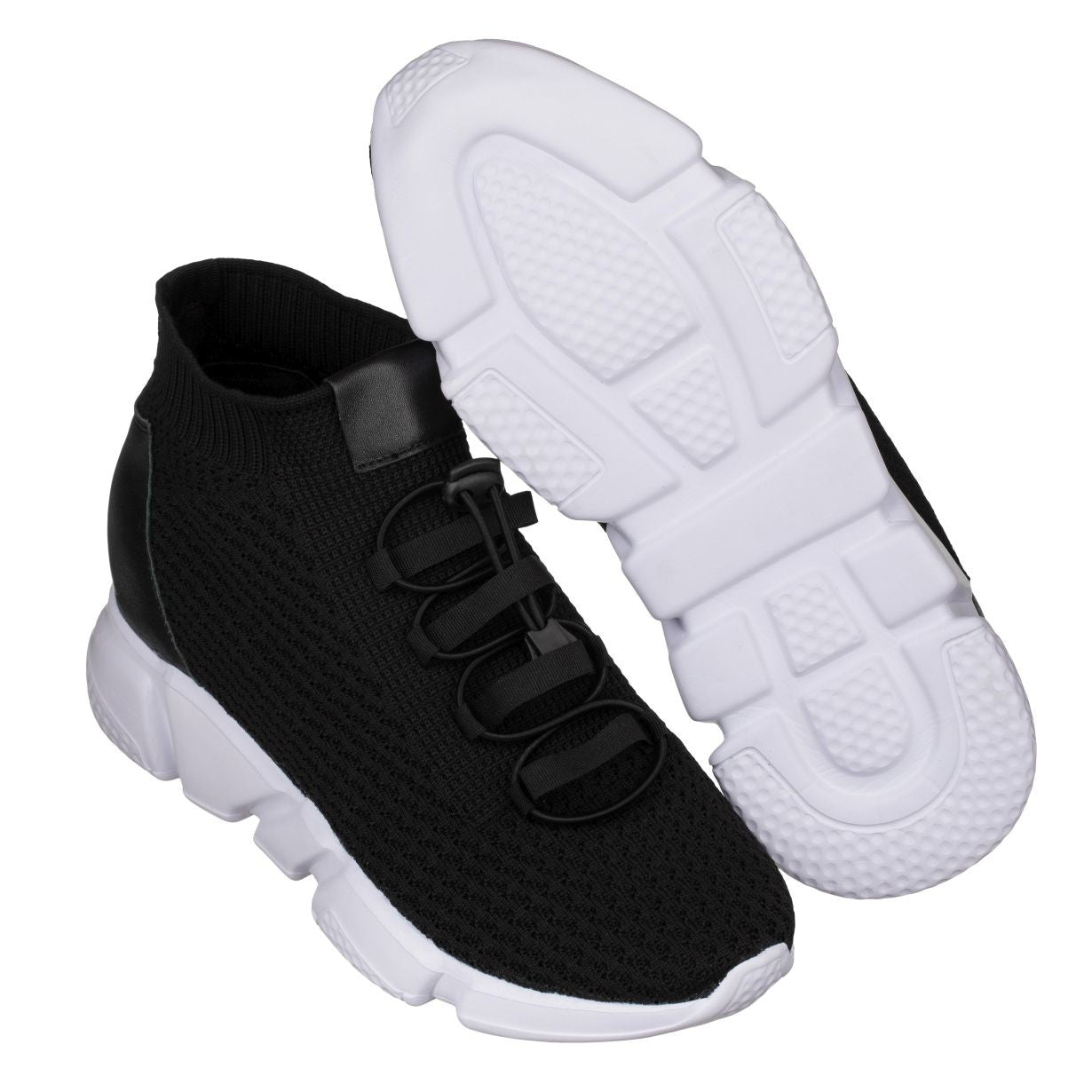 CALTO - H1721 - 3.2 Inches Taller (Black) - Ultra Lightweight Tallmenshoes.com