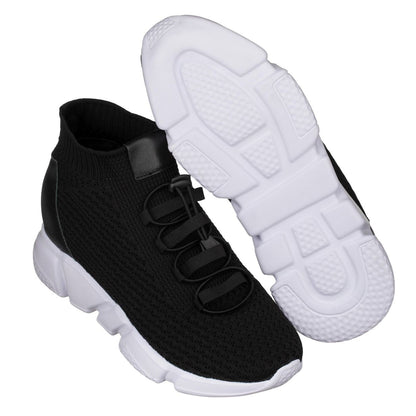 CALTO - H1721 - 3.2 Inches Taller (Black) - Ultra Lightweight Tallmenshoes.com