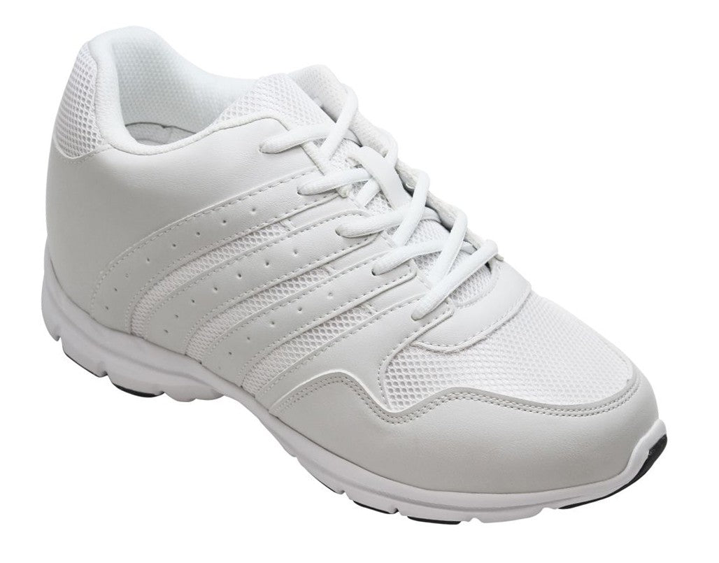 CALTO - G8818 - 3.2 Inches Taller (White) - Super Lightweight Tallmenshoes.com