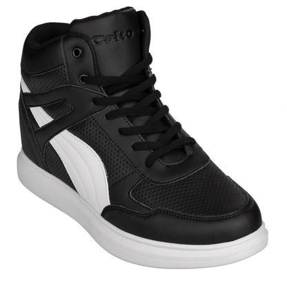 CALTO High-Top Sneaker Elevator Shoes - 3.8 Inches - H71901 Tallmenshoes.com