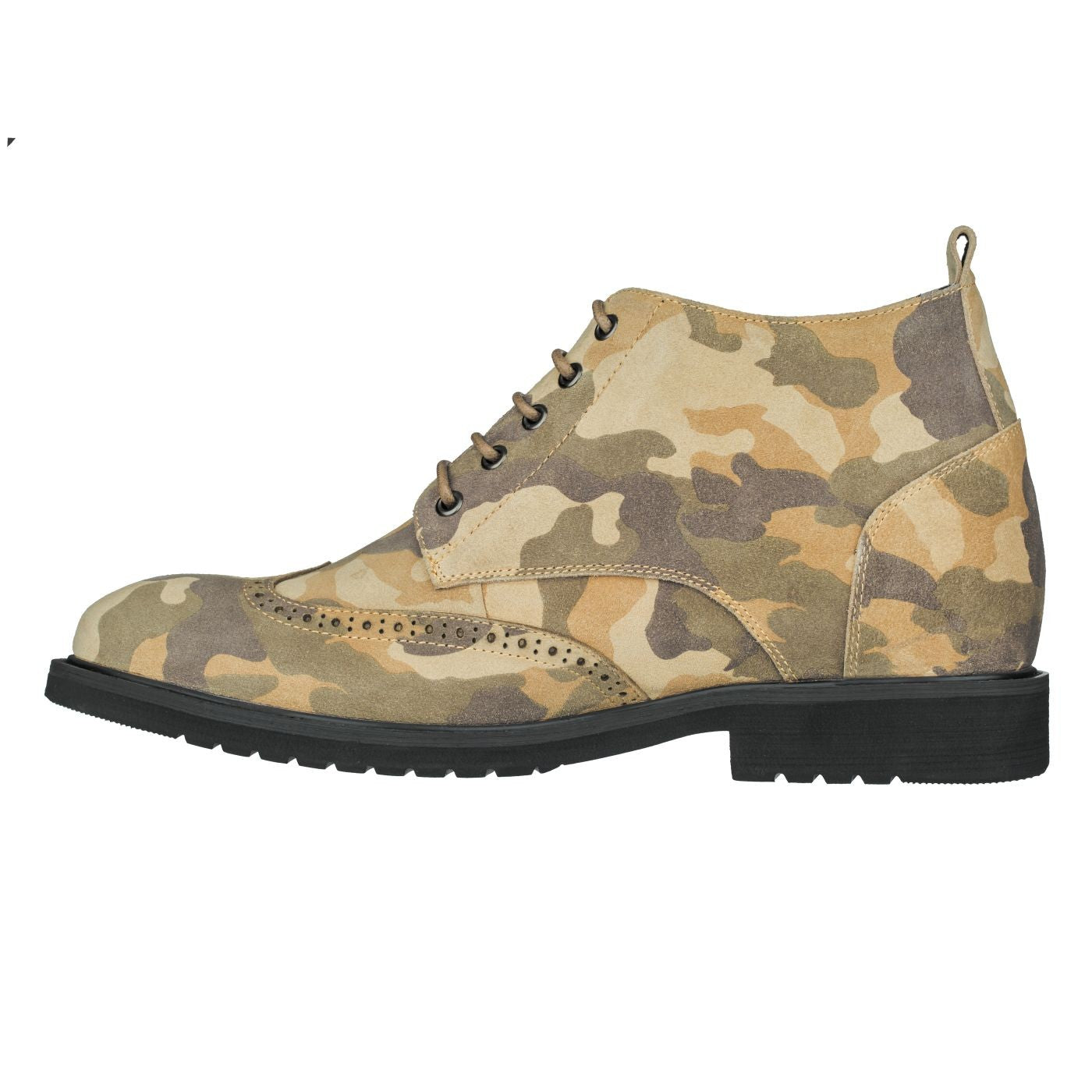 CALTO - S3650 - 3.0 Inches Taller (Camo Brown) - Lightweight Tallmenshoes.com