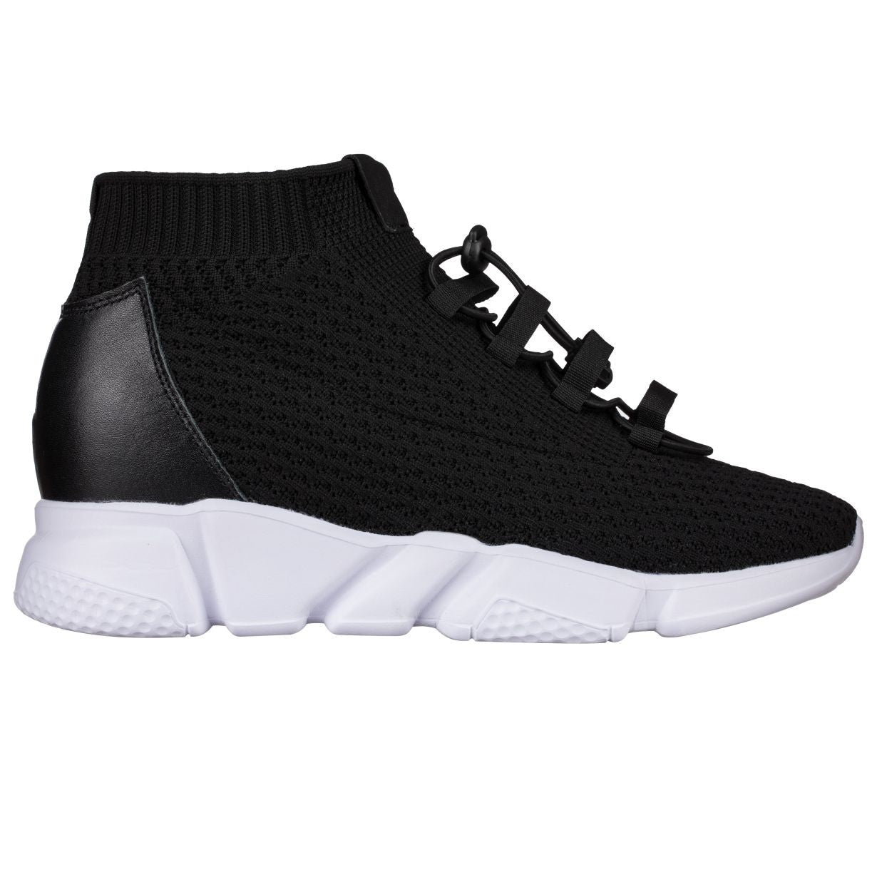 CALTO - H1721 - 3.2 Inches Taller (Black) - Ultra Lightweight Tallmenshoes.com