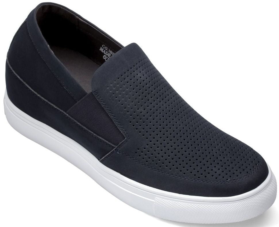 CALTO - G63892 - 3 Inches Taller (Navy) - Lightweight Tallmenshoes.com