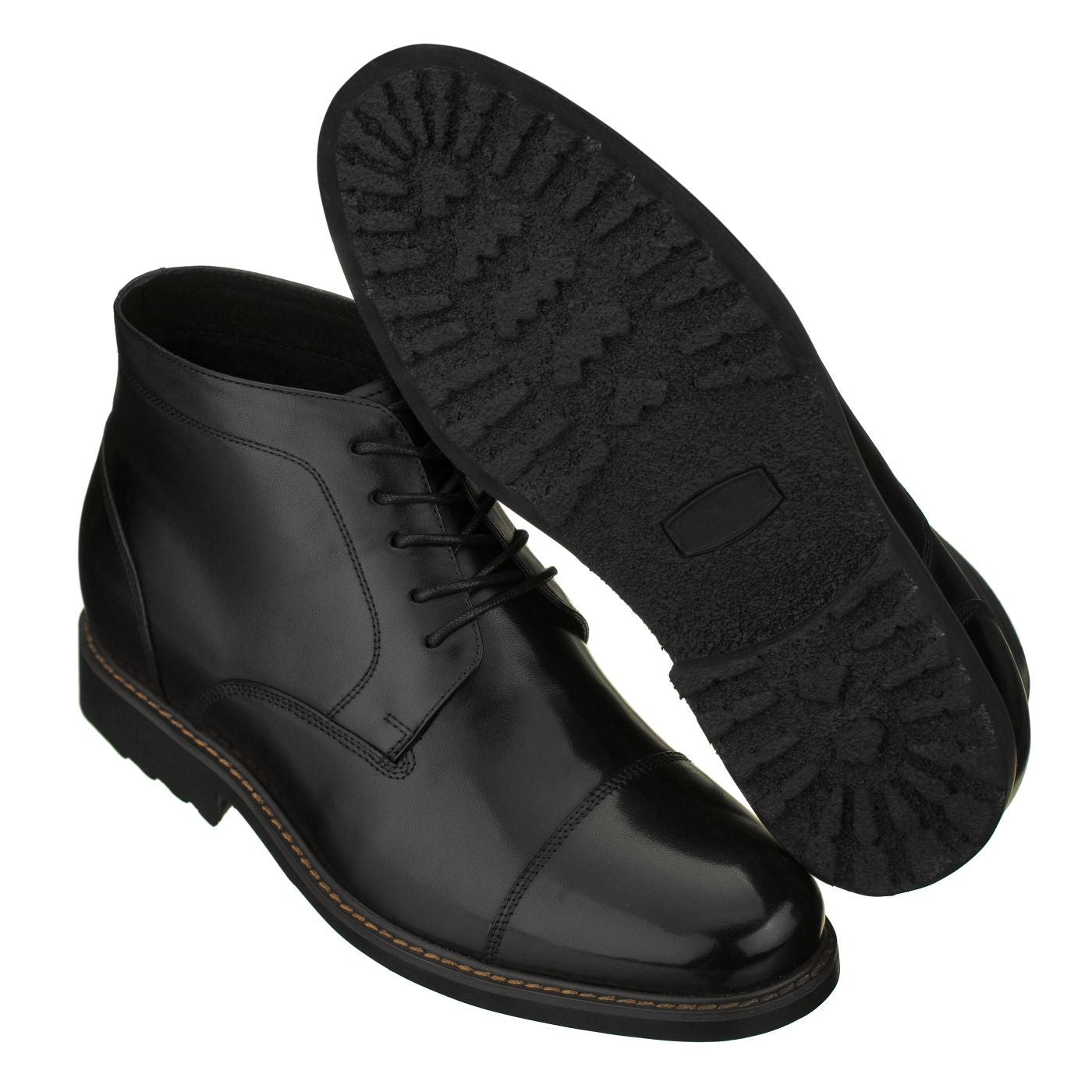 CALTO - Y41080 - 3.2 Inches Taller (Black) Tallmenshoes.com