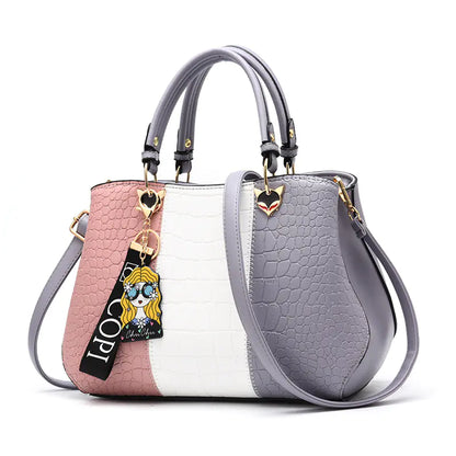 Women's Large Capacity PU Leather Shoulder Bag
