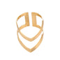 Adjustable Double V-Shape Women's Ring