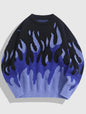 Women's Long Sleeve Round Neck Pullover Sweater