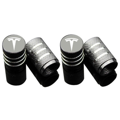 Valve Stem Caps 4 Pack Fit Suitable for Tesla 3/Y/S/X 2017-ON Tesery Official Store