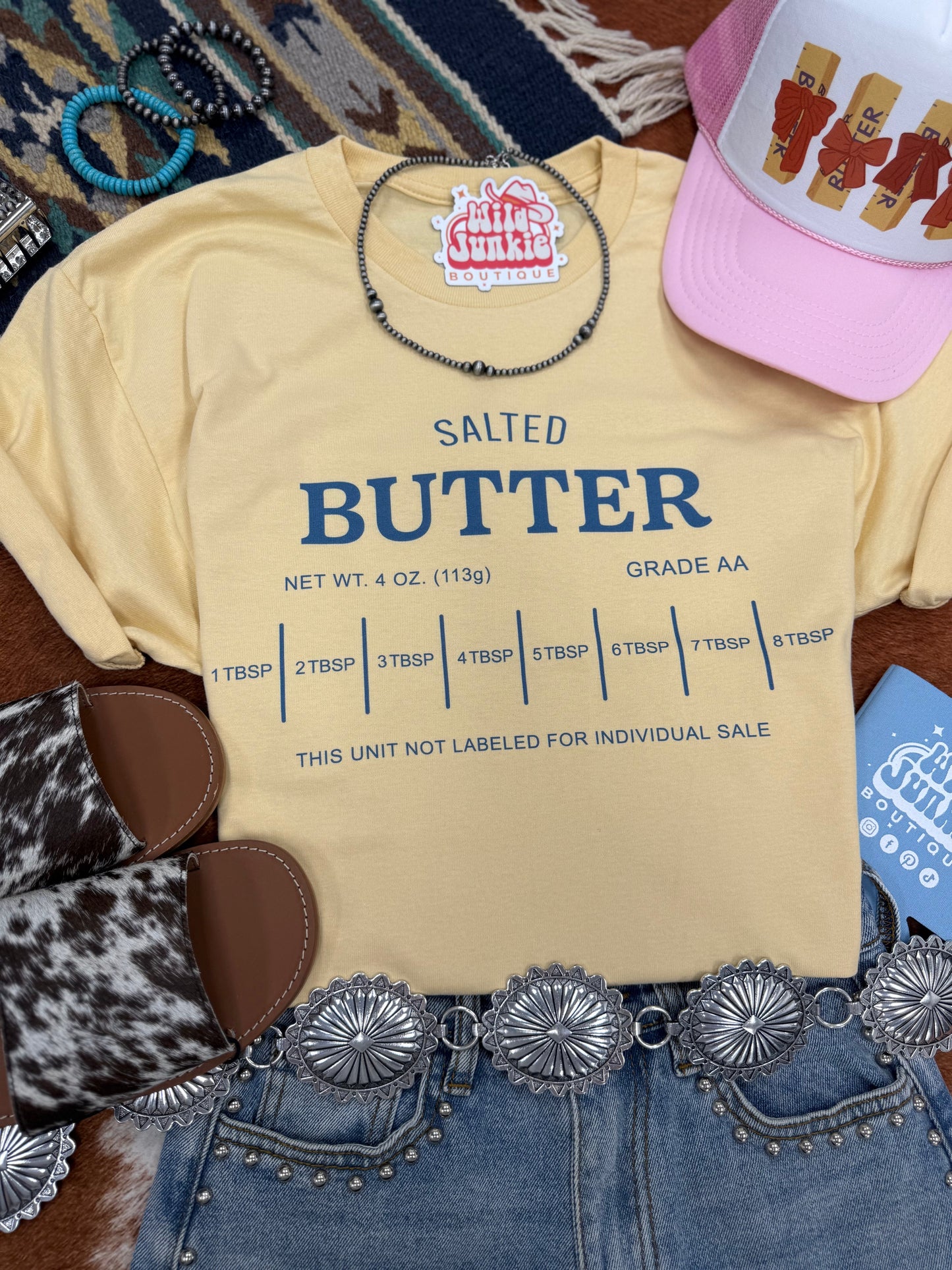 Salted Butter Graphic Tee Wild Junkie