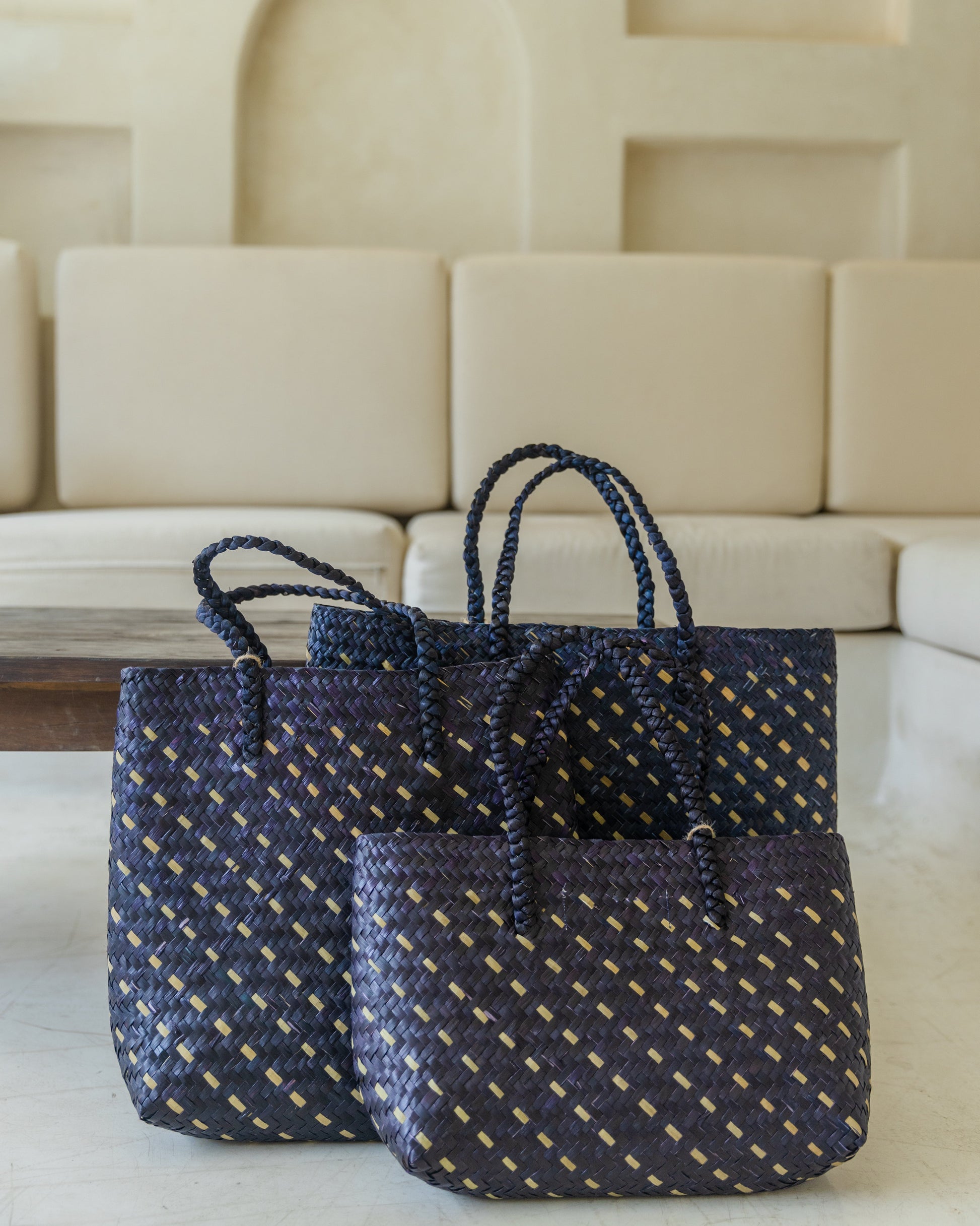 Cove Rattan Beach Tote Bag Village Thrive