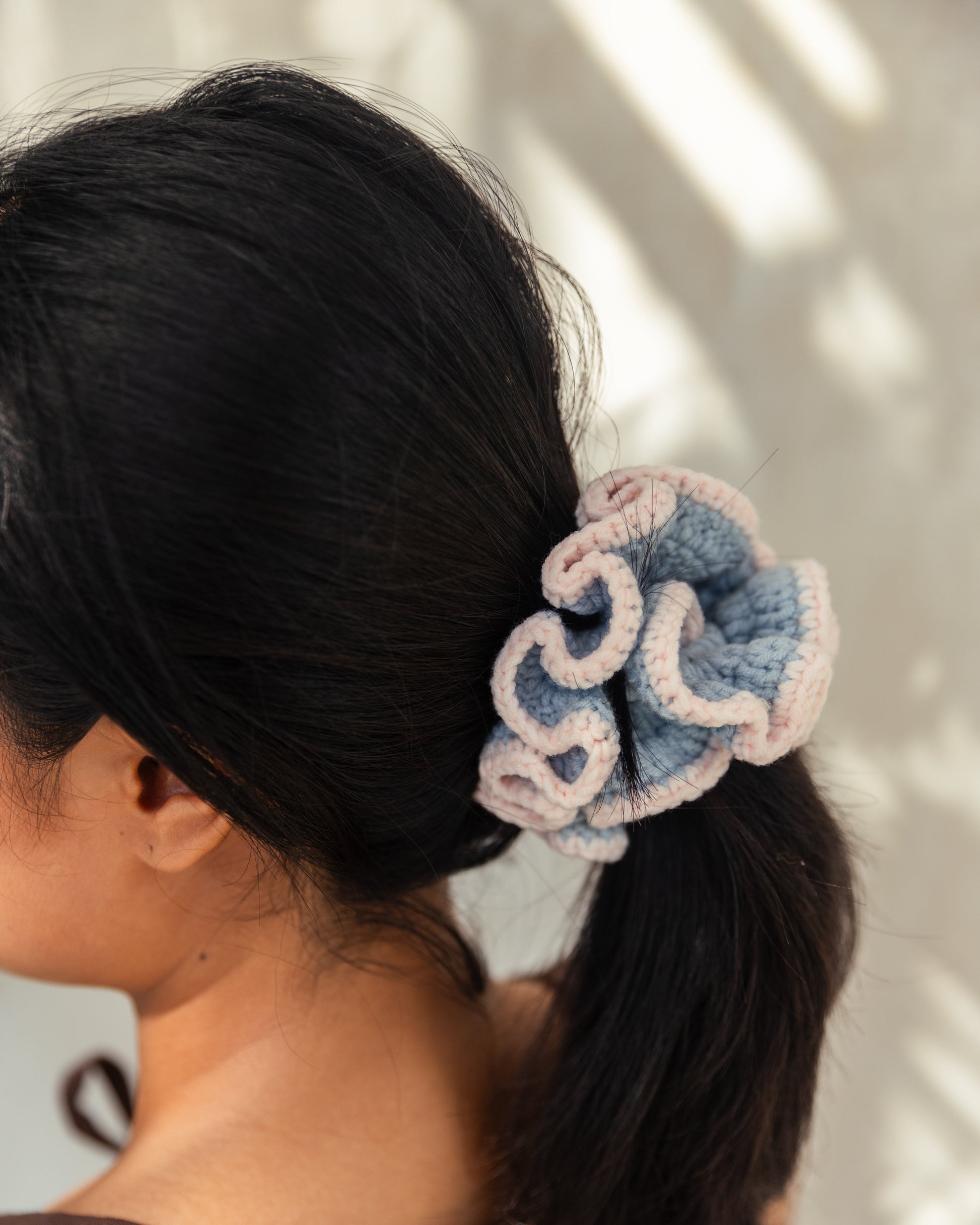 Cotton Crochet Scrunchie - Set of 3 Village Thrive