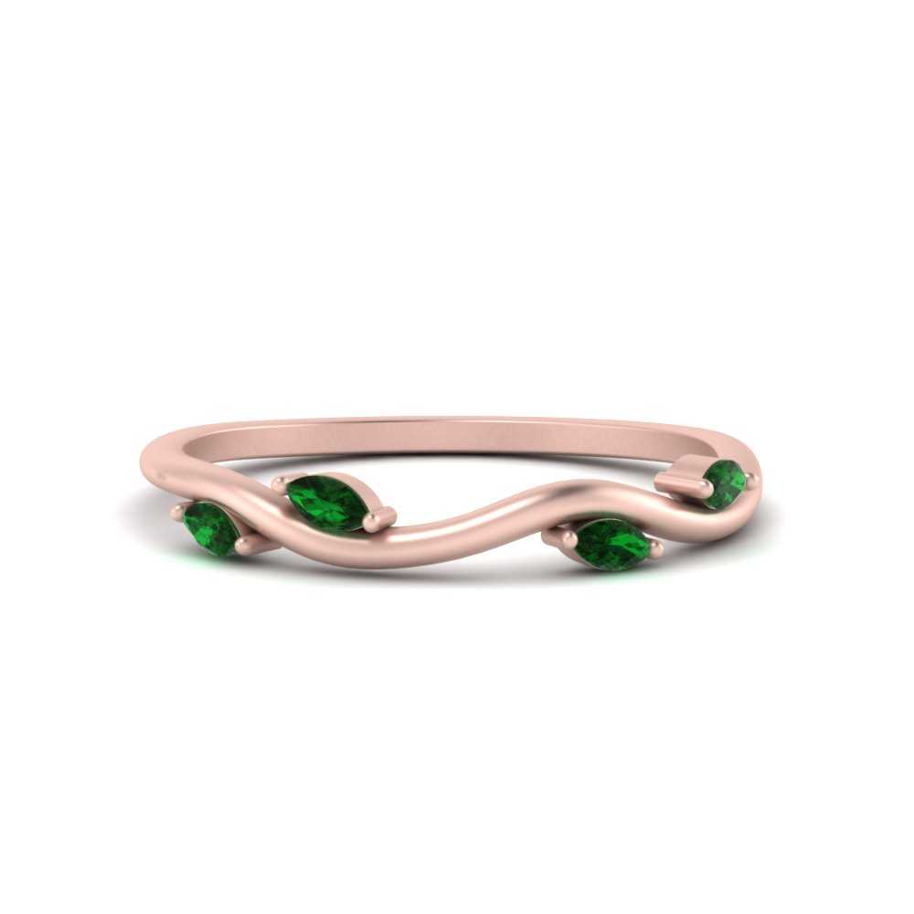 Vine Marquise Simple Wedding Band Fascinating Diamonds