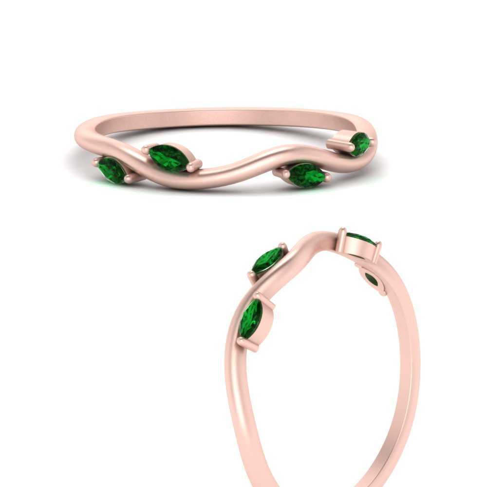 Vine Marquise Simple Wedding Band Fascinating Diamonds