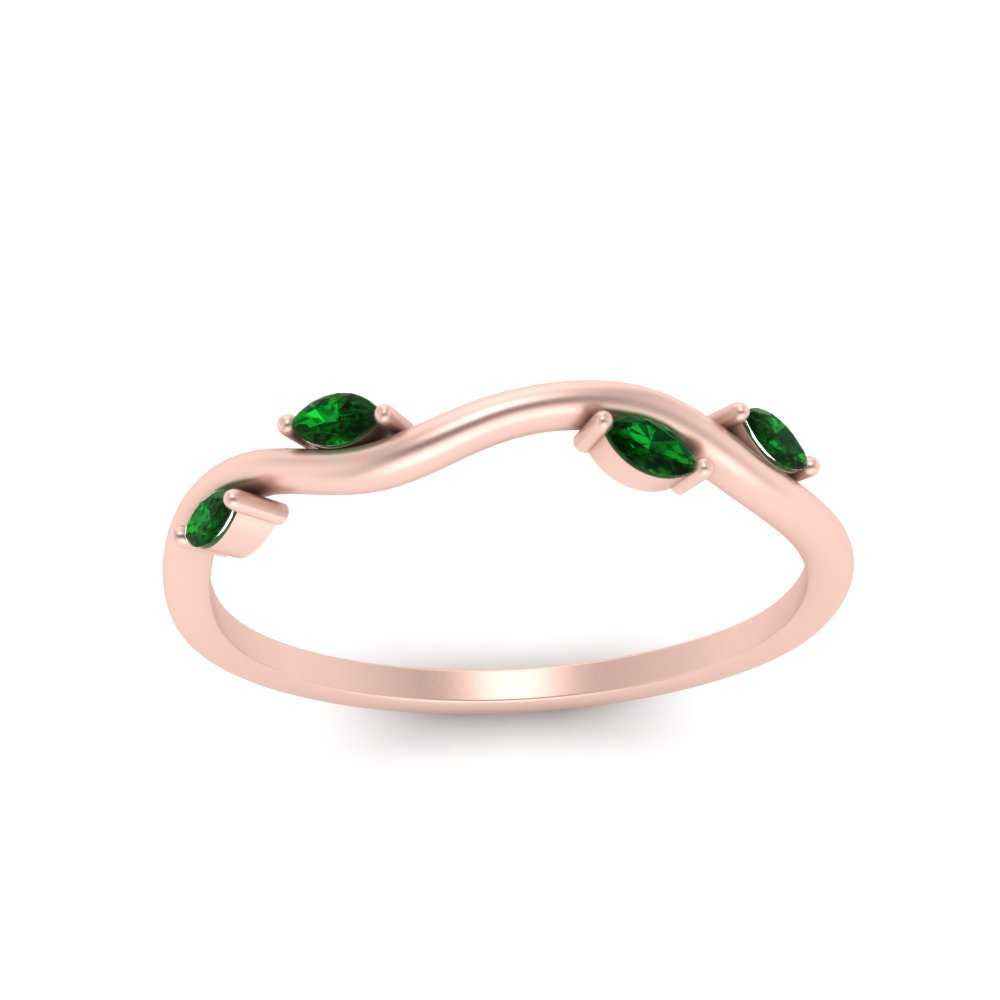 Vine Marquise Simple Wedding Band Fascinating Diamonds