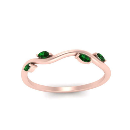 Vine Marquise Simple Wedding Band Fascinating Diamonds