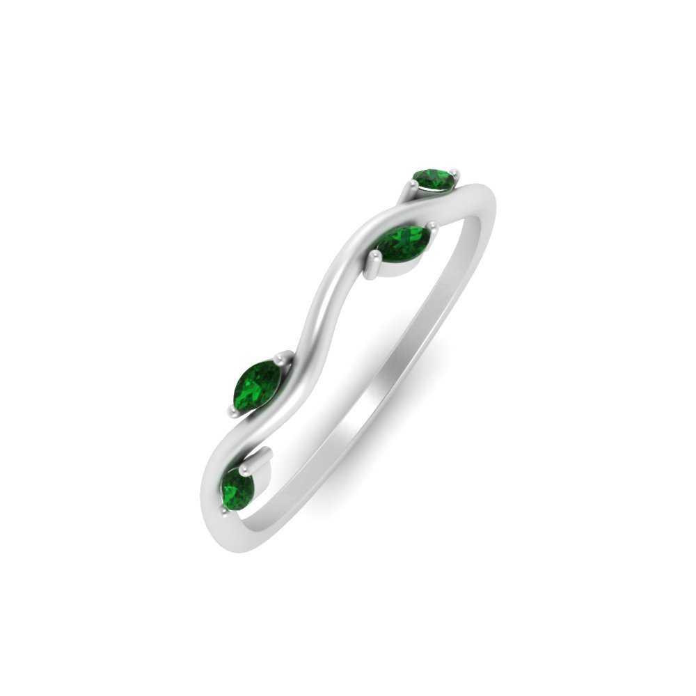Vine Marquise Simple Wedding Band Fascinating Diamonds