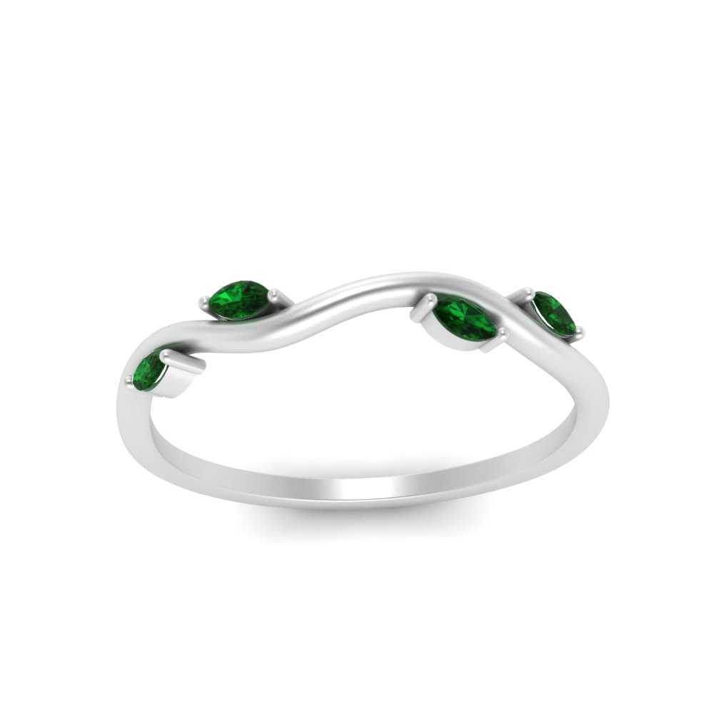 Vine Marquise Simple Wedding Band Fascinating Diamonds