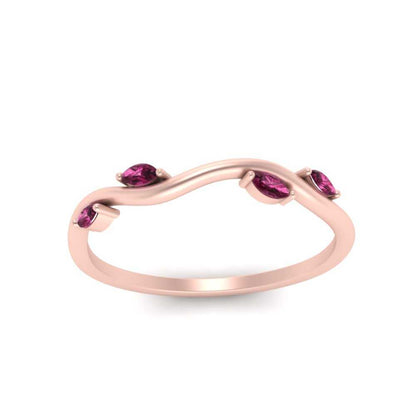 Vine Marquise Simple Wedding Band Fascinating Diamonds