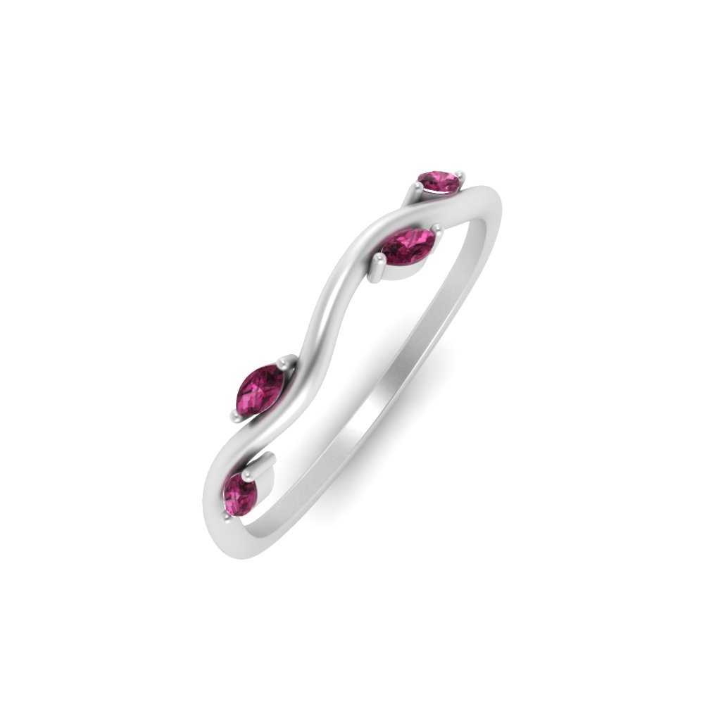 Vine Marquise Simple Wedding Band Fascinating Diamonds