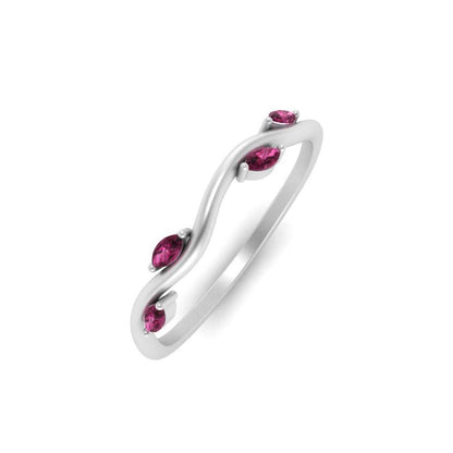 Vine Marquise Simple Wedding Band Fascinating Diamonds
