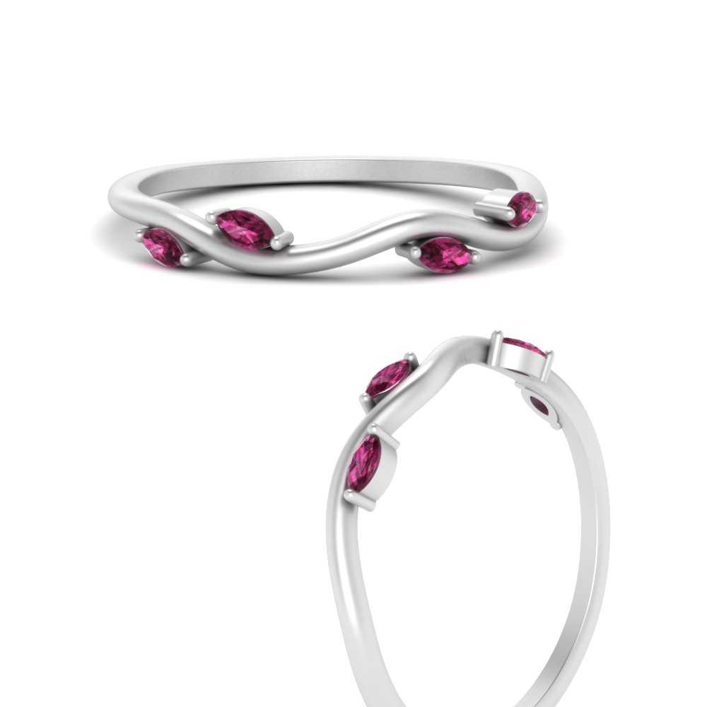 Vine Marquise Simple Wedding Band Fascinating Diamonds