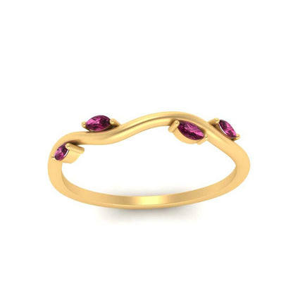 Vine Marquise Simple Wedding Band Fascinating Diamonds