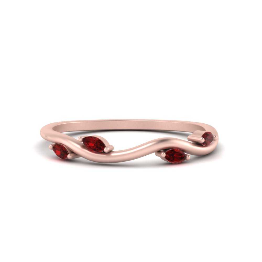 Vine Marquise Simple Wedding Band Fascinating Diamonds