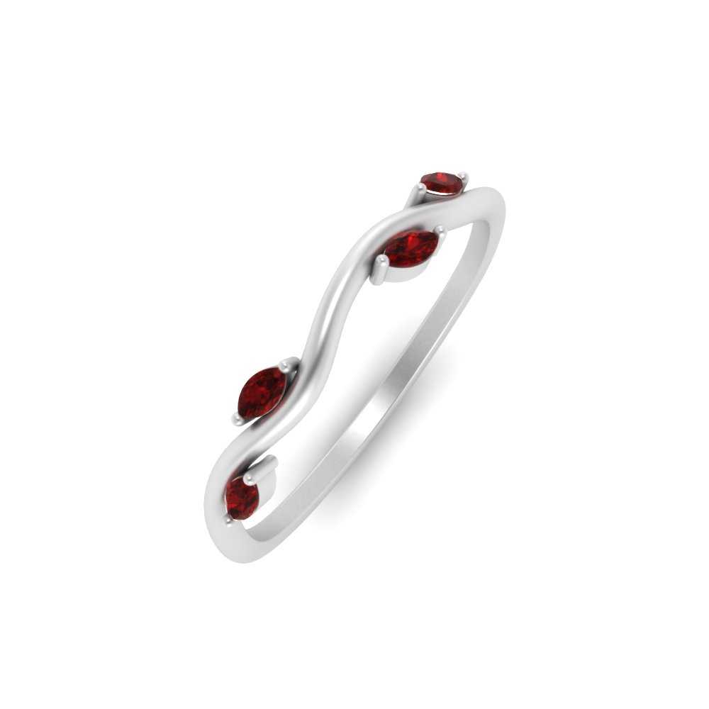 Vine Marquise Simple Wedding Band Fascinating Diamonds