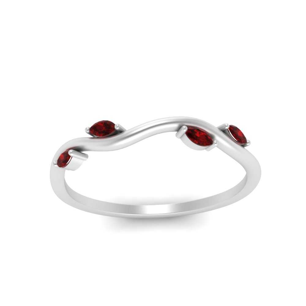 Vine Marquise Simple Wedding Band Fascinating Diamonds