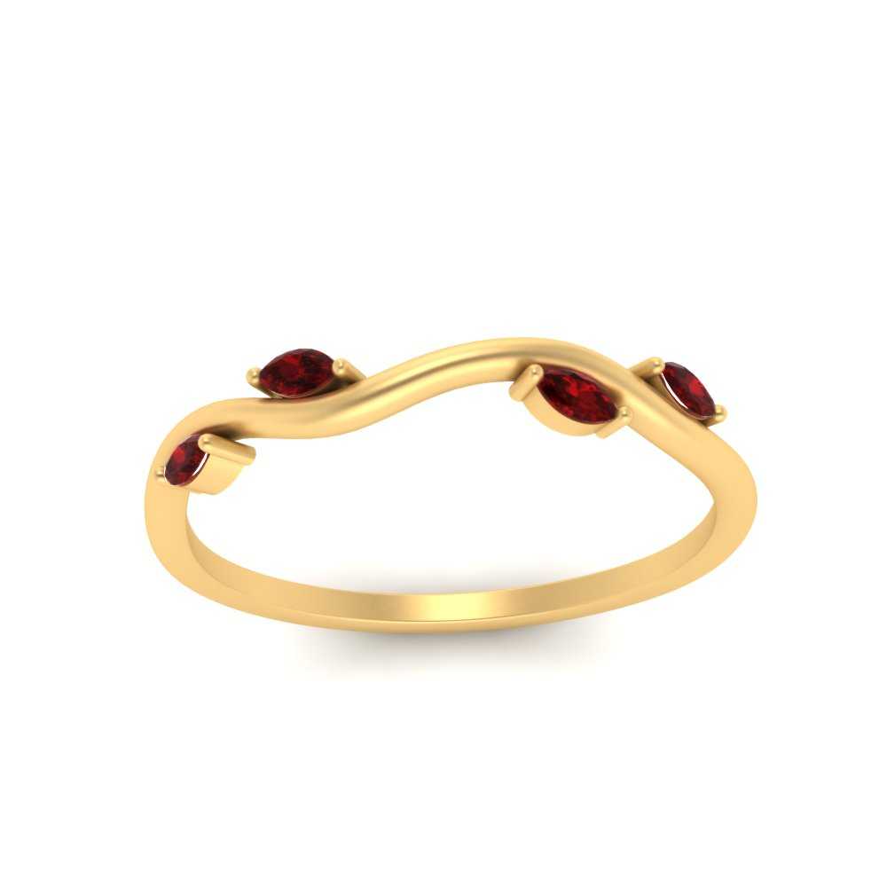 Vine Marquise Simple Wedding Band Fascinating Diamonds