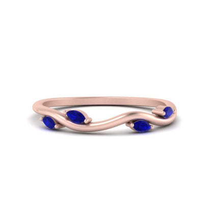 Vine Marquise Simple Wedding Band Fascinating Diamonds