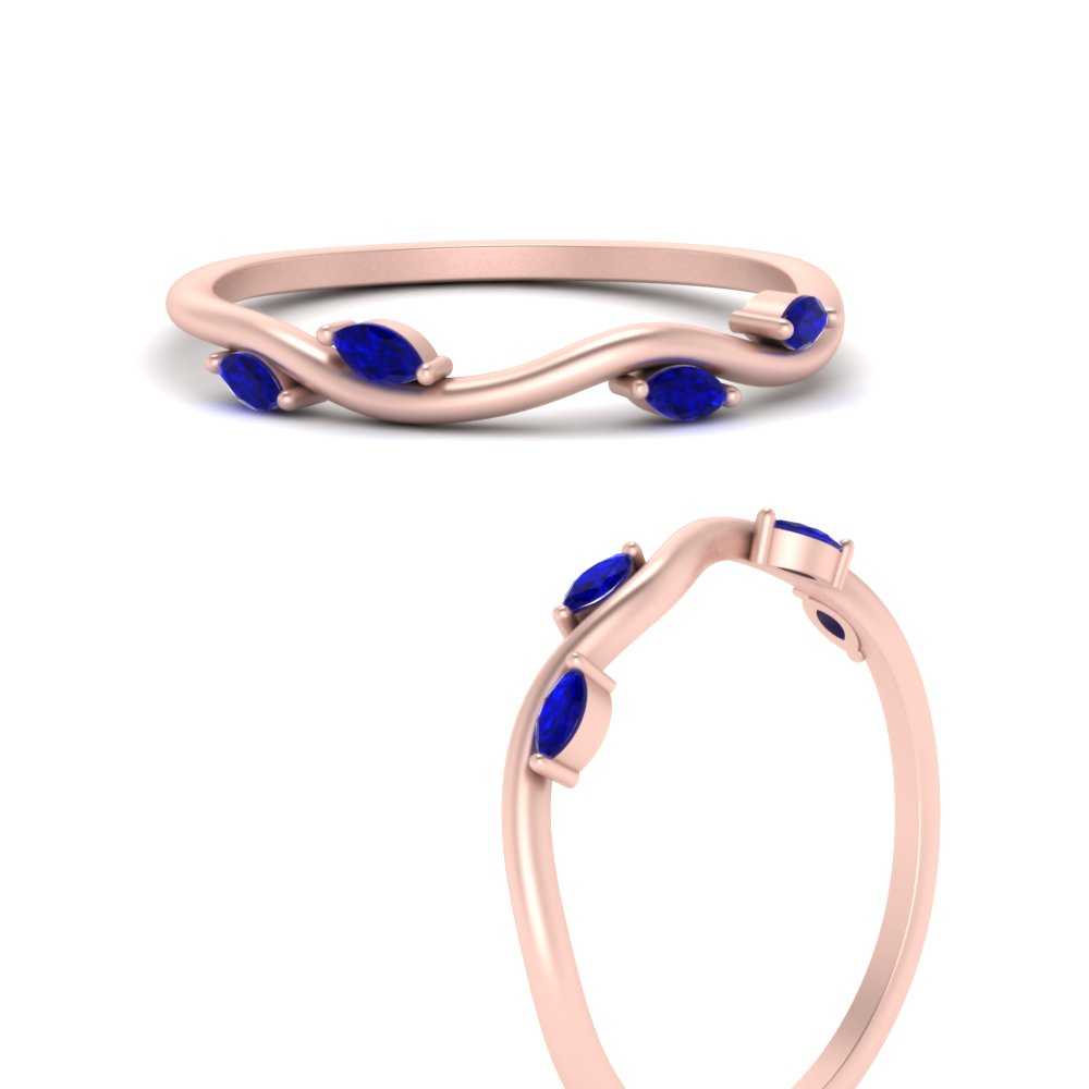Vine Marquise Simple Wedding Band Fascinating Diamonds