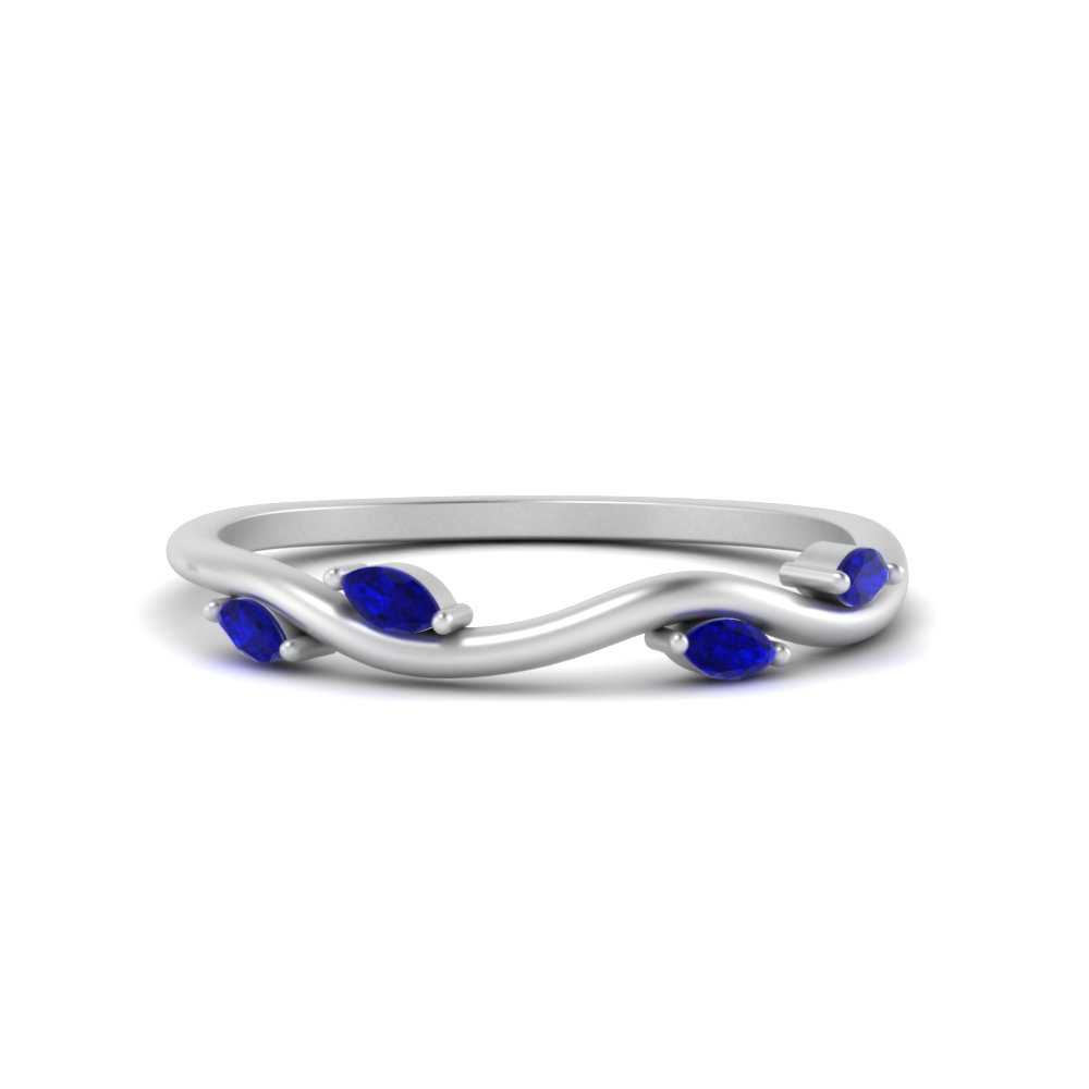 Vine Marquise Simple Wedding Band Fascinating Diamonds