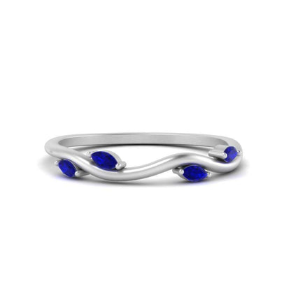 Vine Marquise Simple Wedding Band Fascinating Diamonds