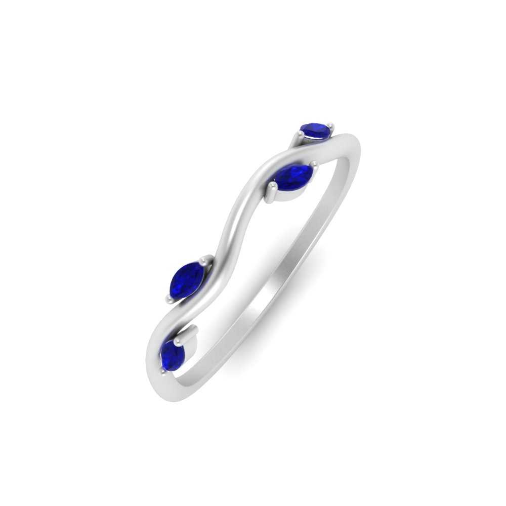 Vine Marquise Simple Wedding Band Fascinating Diamonds