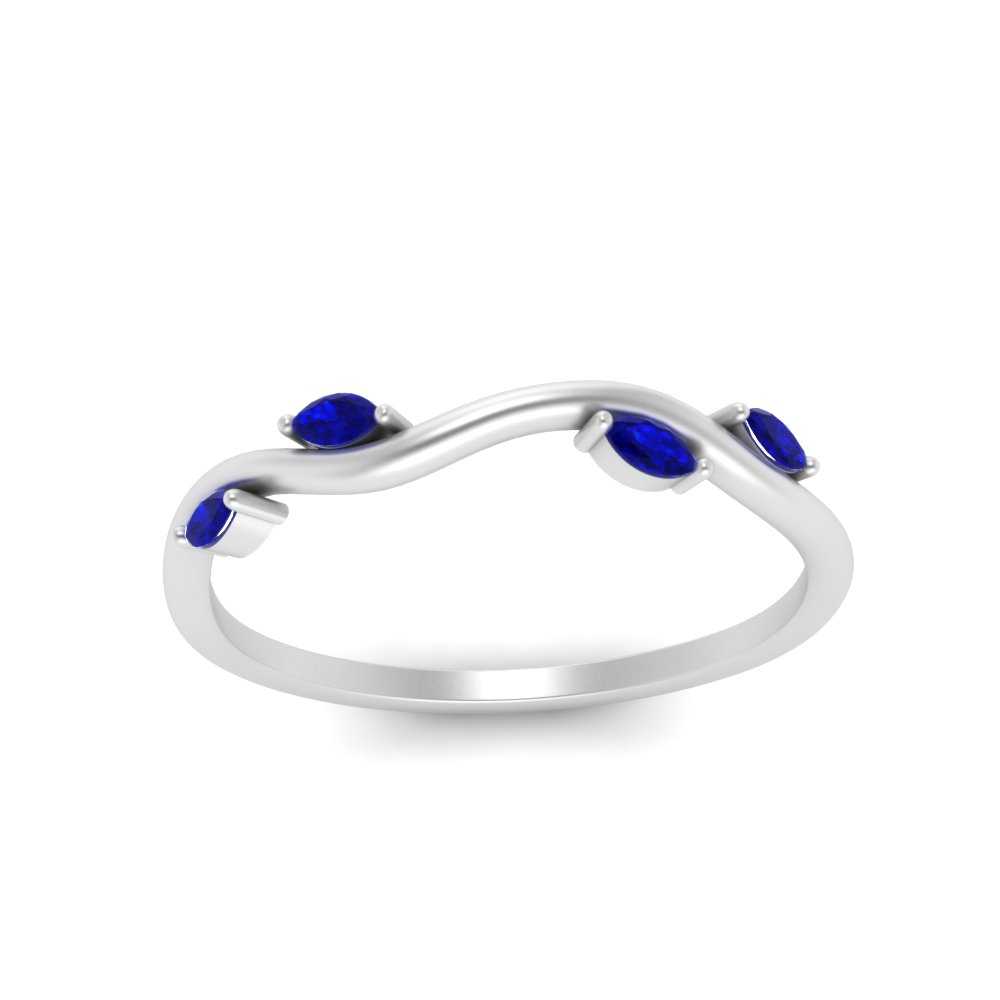 Vine Marquise Simple Wedding Band Fascinating Diamonds