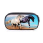 Vintage Cartoon Print Students Pencil Case Classic Theme Makeup Cosmetic Bags Elegant Stationery Pouch Stevvex