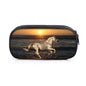 Vintage Cartoon Print Students Pencil Case Classic Theme Makeup Cosmetic Bags Elegant Stationery Pouch Stevvex