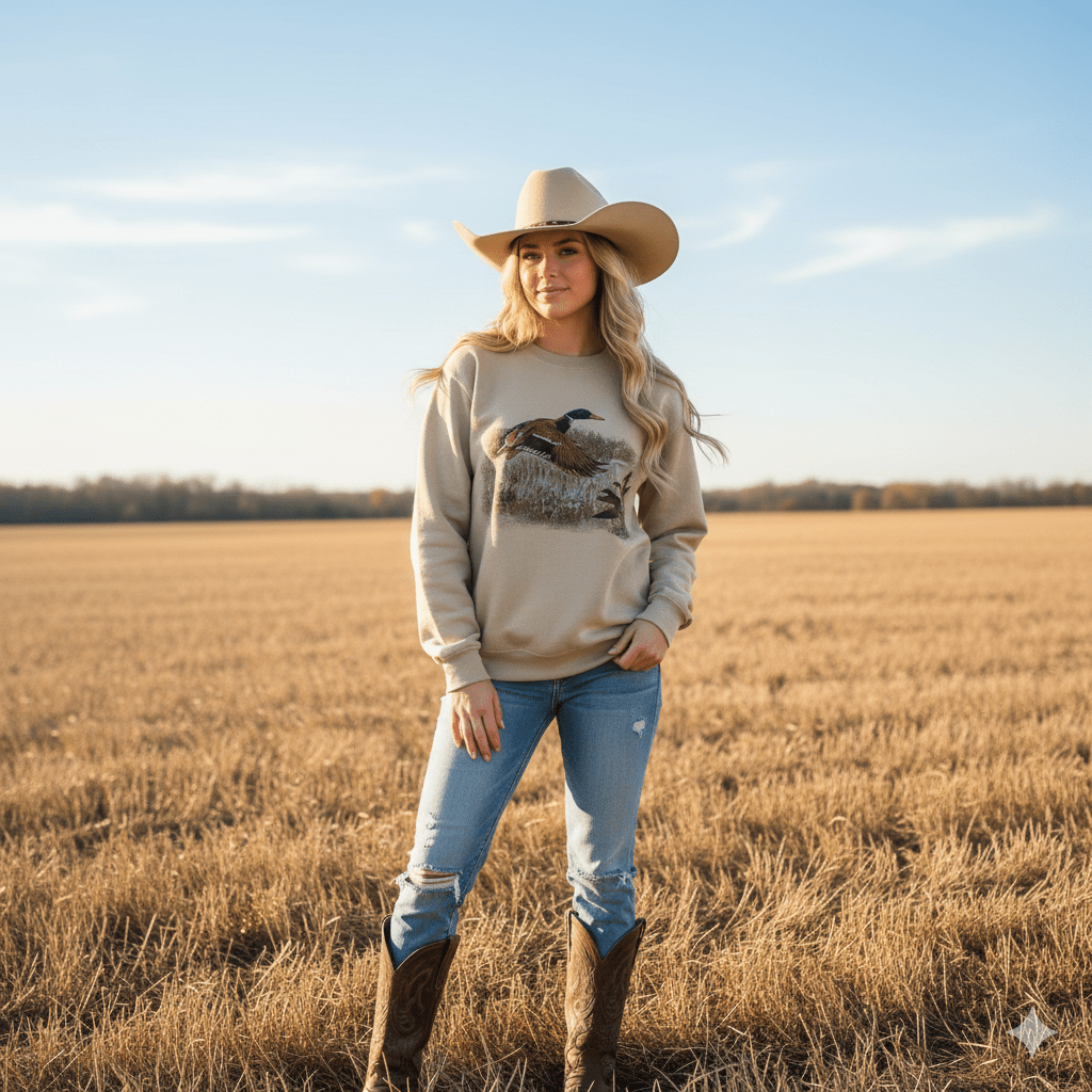 Vintage Duck Graphic Sweatshirt Wild Junkie