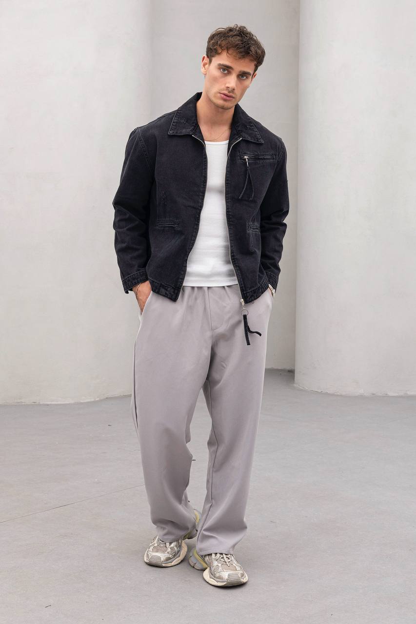 Vintage Washed Denim Jacket - Men's Streetwear Casual Jean Jacket Withinblack
