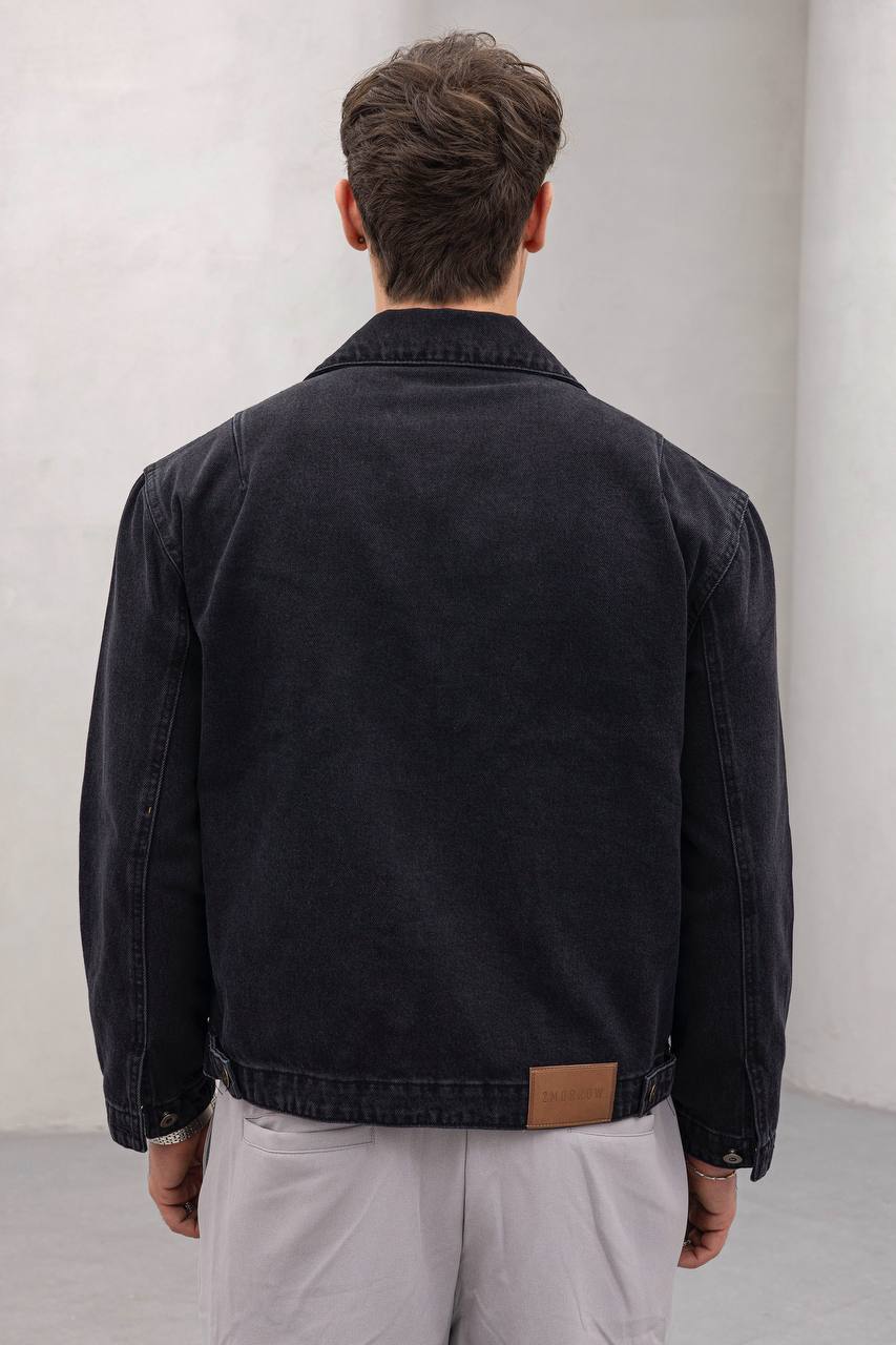 Vintage Washed Denim Jacket - Men's Streetwear Casual Jean Jacket Withinblack