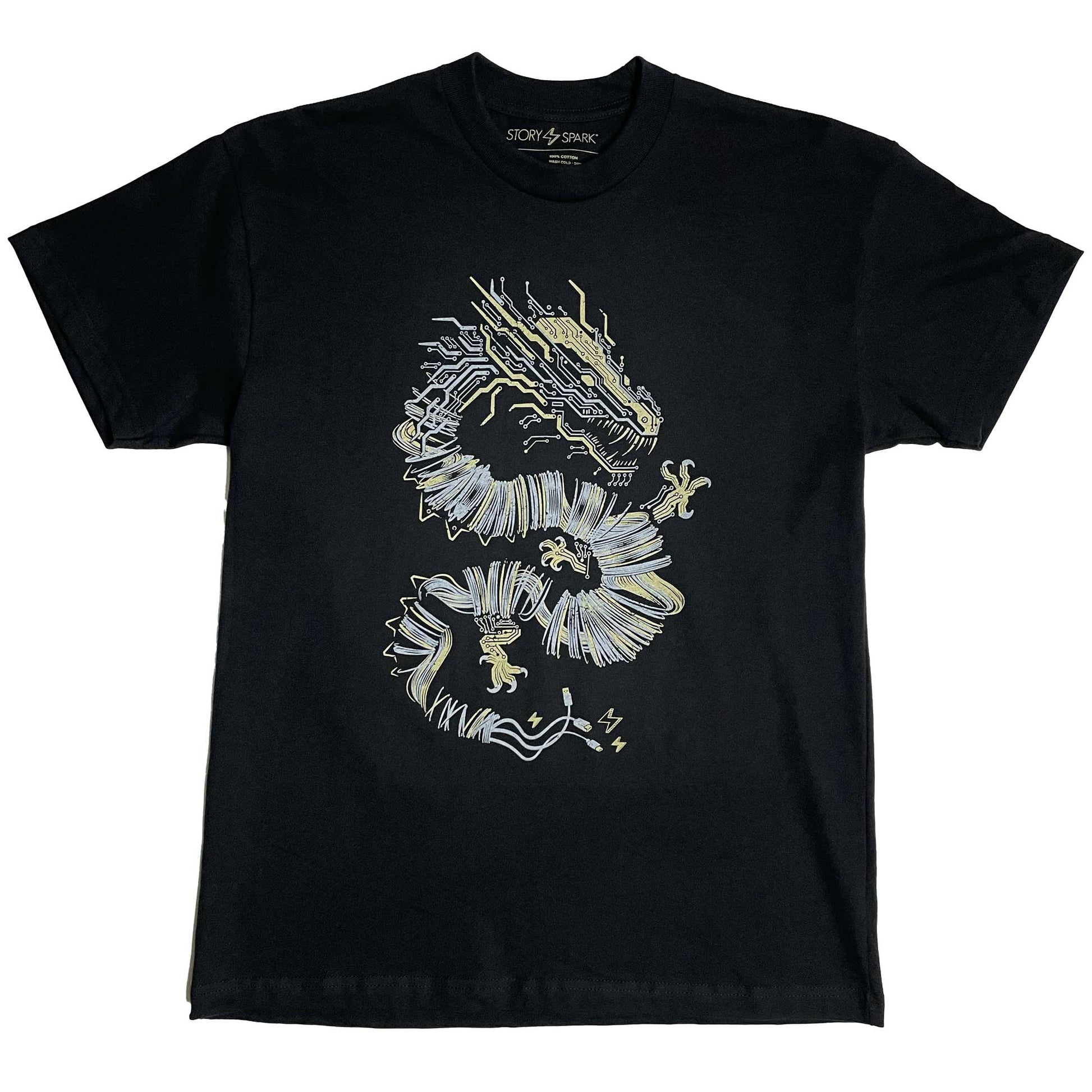 Volt Dragon Heavyweight T-shirt STORY SPARK
