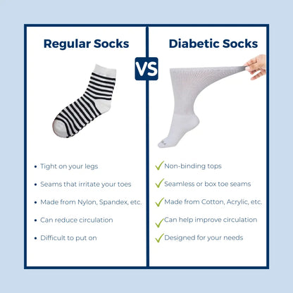 Women's Ultra-Soft Upper Calf Diabetic Socks (4 Pair) DSC