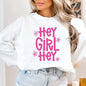 European American Letter Print Sweatshirt for Autumn/Winter