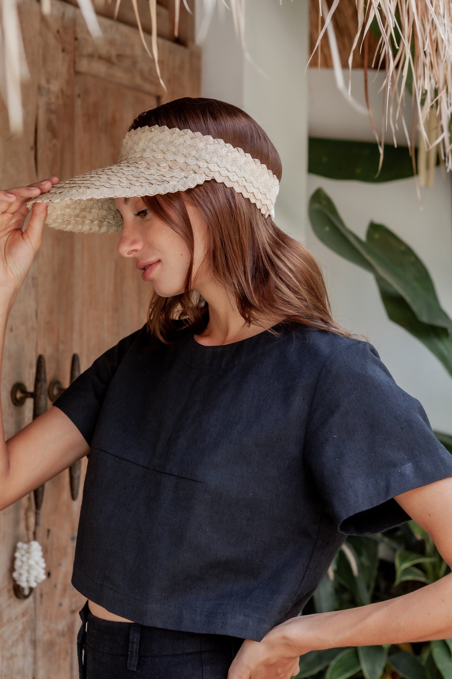 Rattan Sun Visors Village Thrive