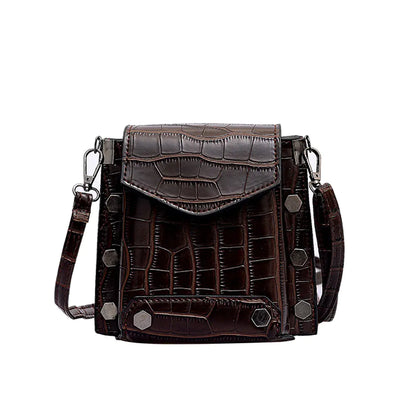 Crocodile Pattern Crossbody Bag for Women