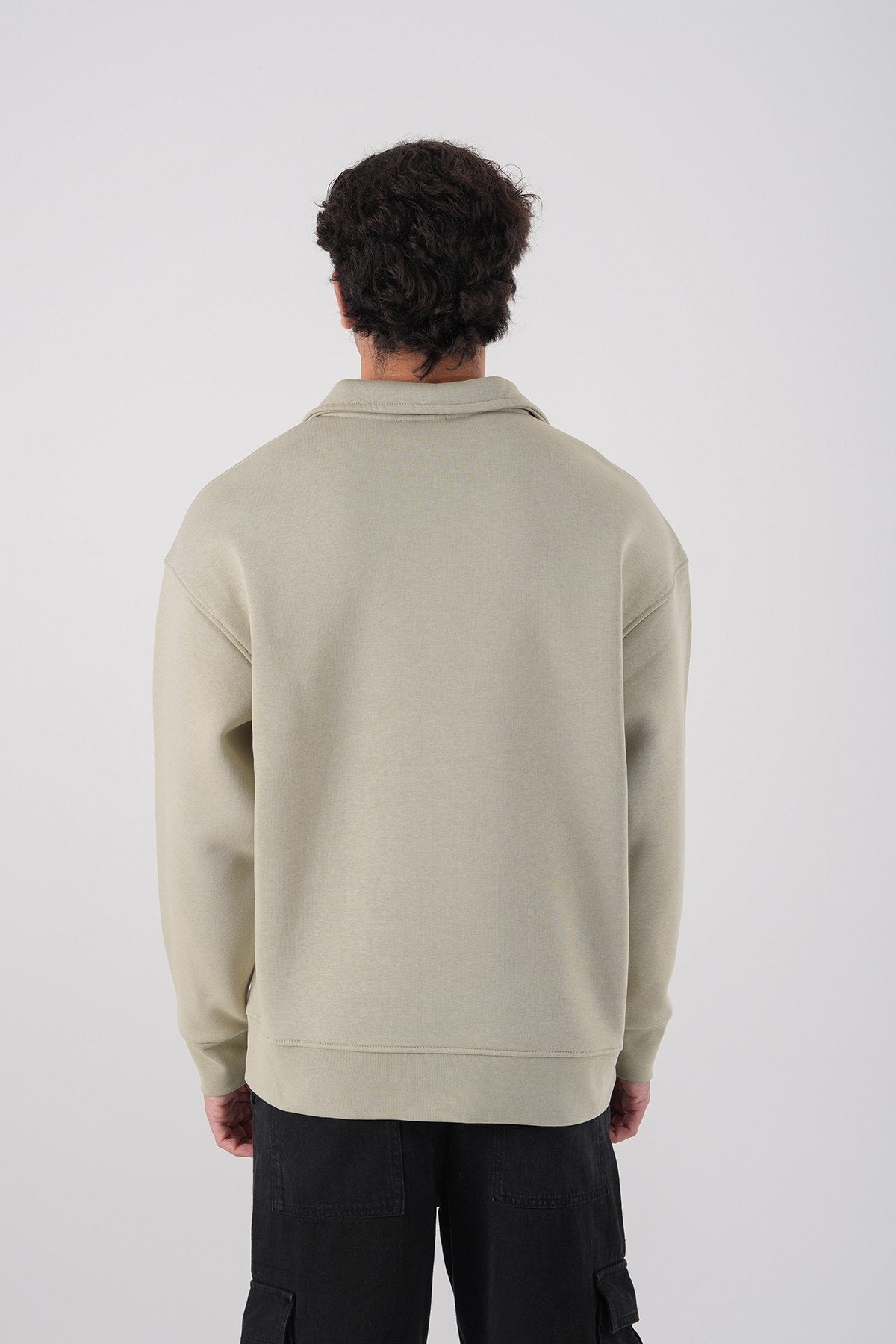 Unisex Oversize Waffle Knit Hoodie with Embossed Text Withinblack