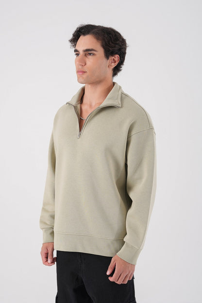 Unisex Oversize Waffle Knit Hoodie with Embossed Text Withinblack